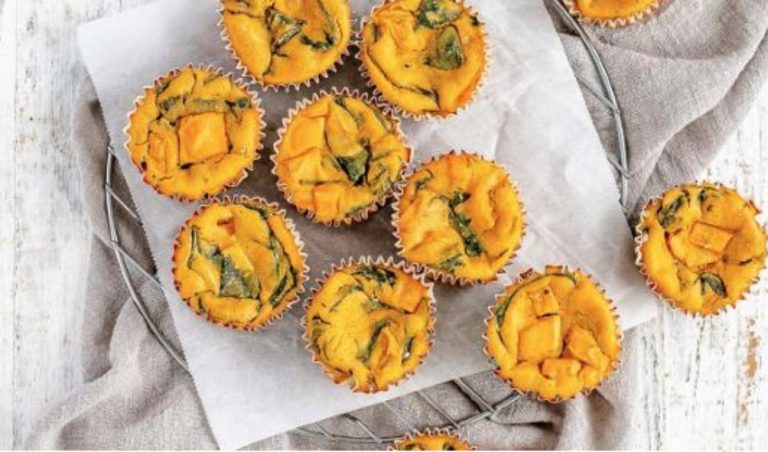 Savoury Chickpea & Spinach Muffins