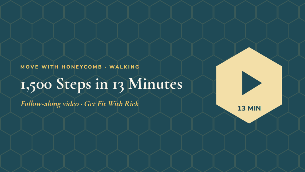1,500 Steps in 13 Minutes: follow-along exercise video