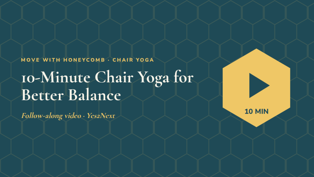 10-Minute Chair Yoga for Better Balance: follow-along exercise video