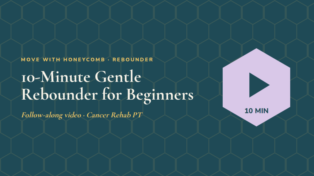 10-Minute Gentle Rebounder for Beginners: follow-along exercise video
