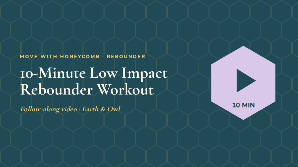 10-Minute Low Impact Rebounder Workout: follow-along exercise video