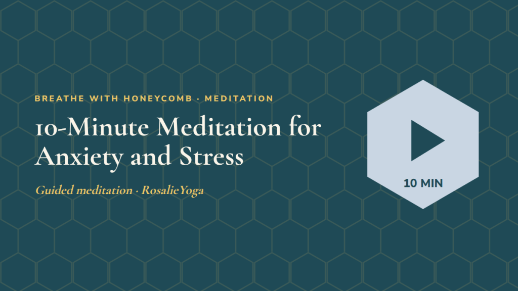 10-Minute Meditation for Anxiety and Stress: follow-along exercise video