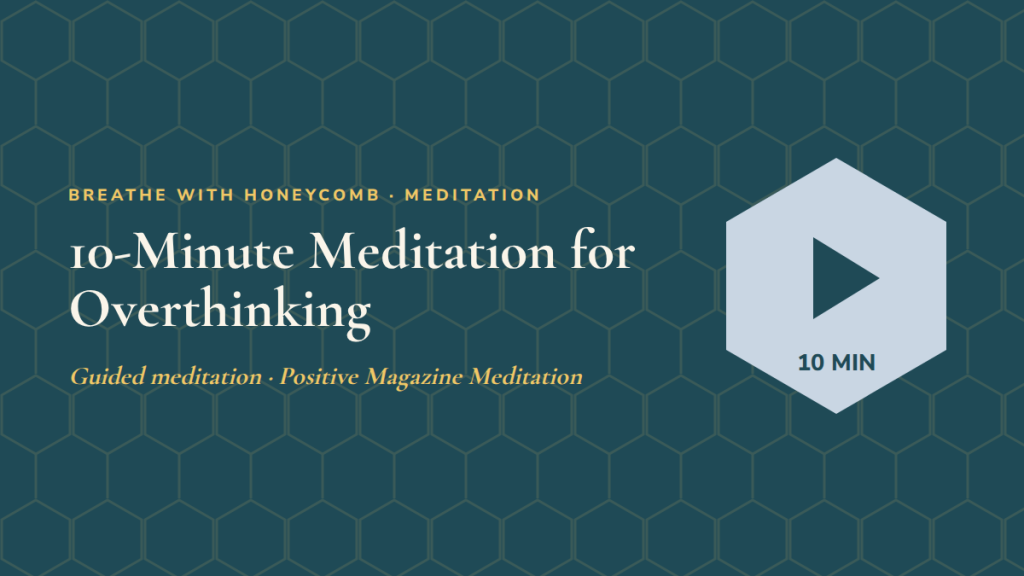 10-Minute Meditation for Overthinking: follow-along exercise video