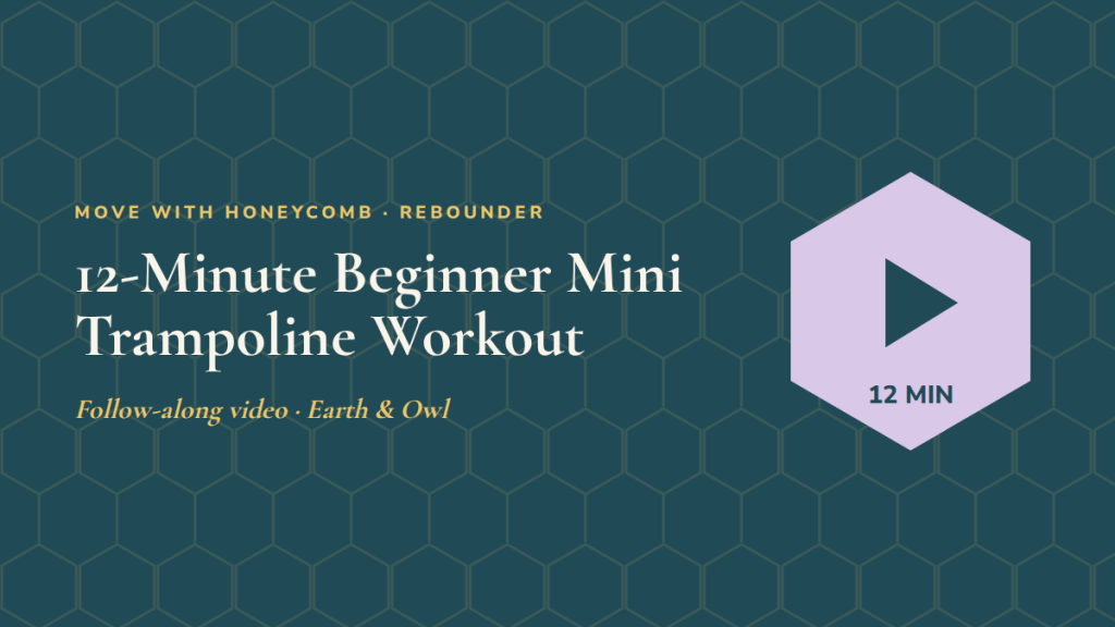12-Minute Beginner Mini Trampoline Workout: follow-along exercise video