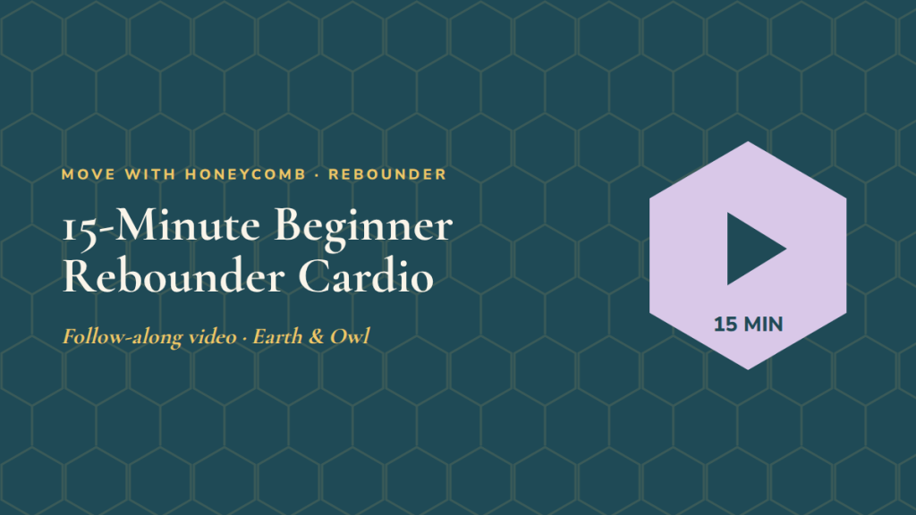 15-Minute Beginner Rebounder Cardio: follow-along exercise video