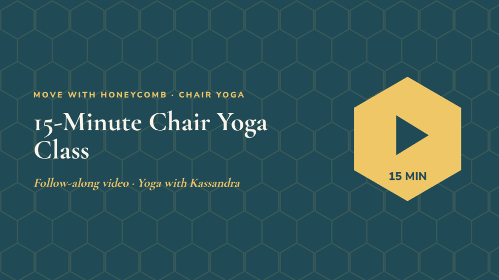 15-Minute Chair Yoga Class: follow-along exercise video