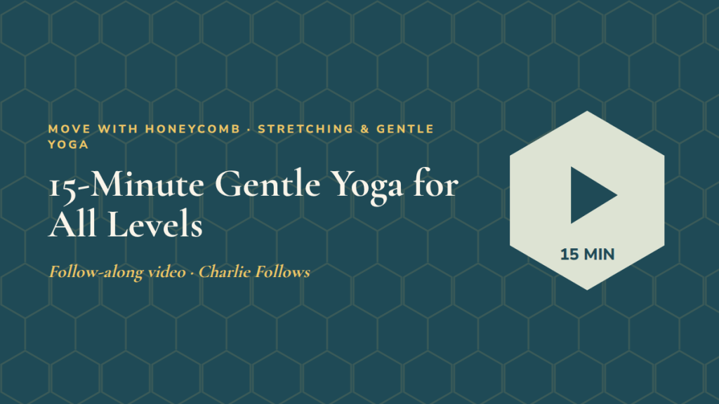 15-Minute Gentle Yoga for All Levels: follow-along exercise video