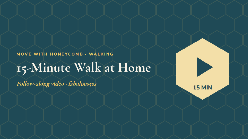 15-Minute Walk at Home: follow-along exercise video