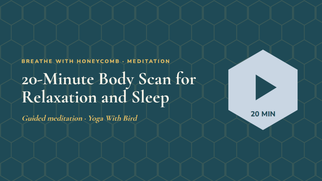 20-Minute Body Scan for Relaxation and Sleep: follow-along exercise video