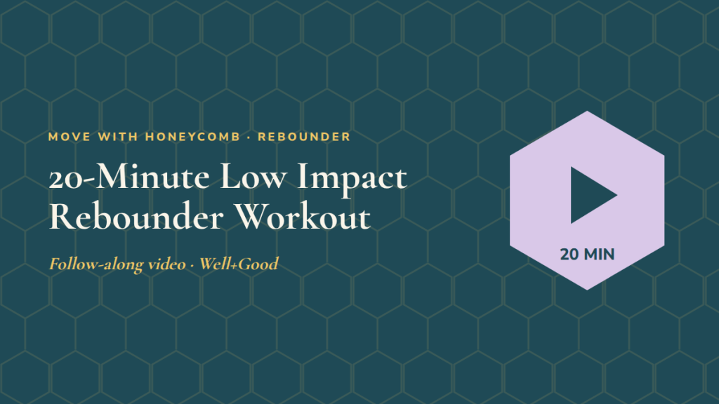 20-Minute Low Impact Rebounder Workout: follow-along exercise video