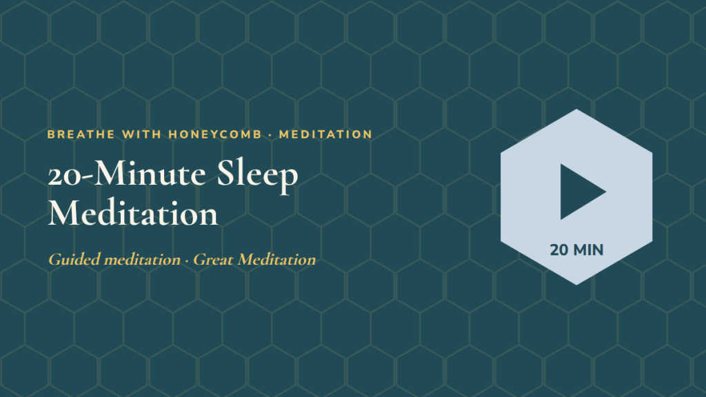 20-Minute Sleep Meditation: follow-along exercise video