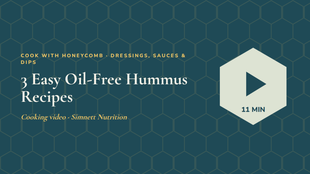 3 Easy Oil-Free Hummus Recipes: follow-along exercise video