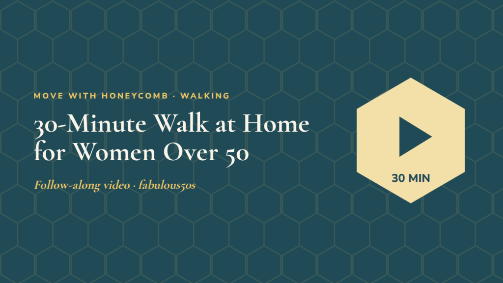 30-Minute Walk at Home for Women Over 50: follow-along exercise video