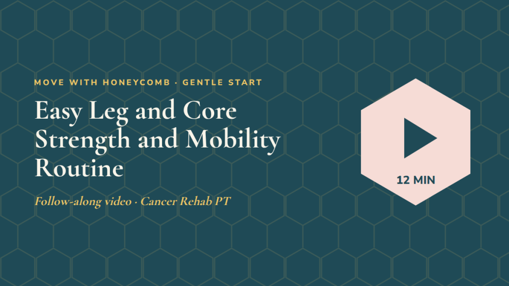 Easy Leg and Core Strength and Mobility Routine: follow-along exercise video