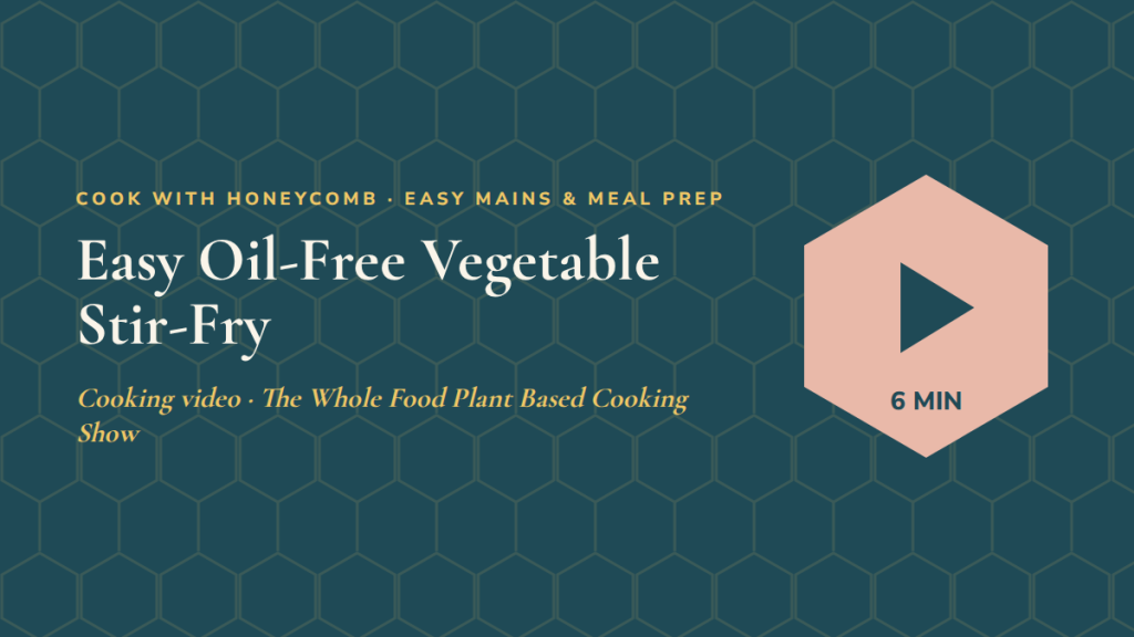 Easy Oil-Free Vegetable Stir-Fry: follow-along exercise video