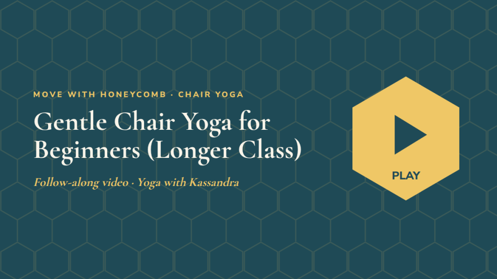 Gentle Chair Yoga for Beginners (Longer Class): follow-along exercise video