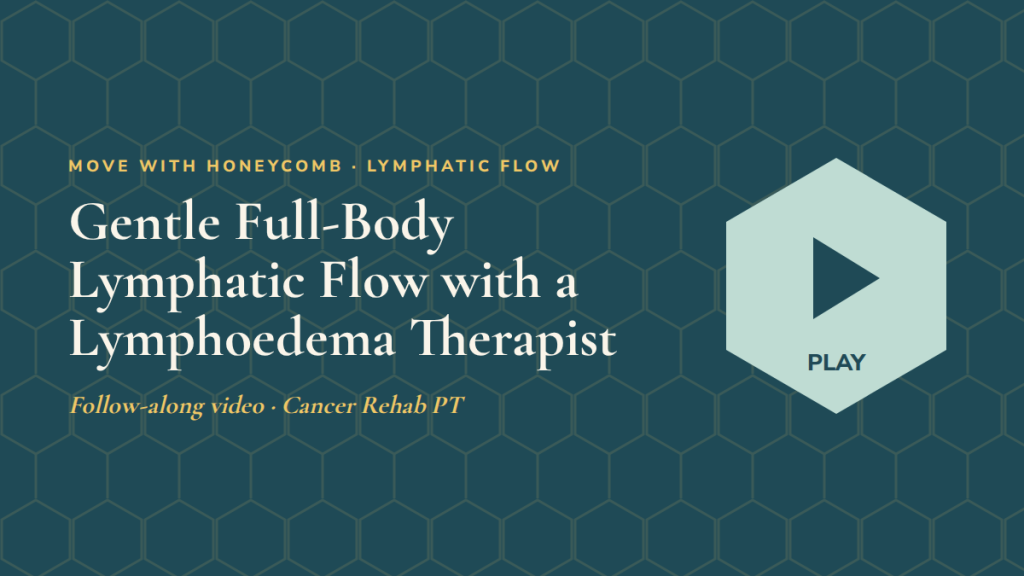 Gentle Full-Body Lymphatic Flow with a Lymphoedema Therapist: follow-along exercise video
