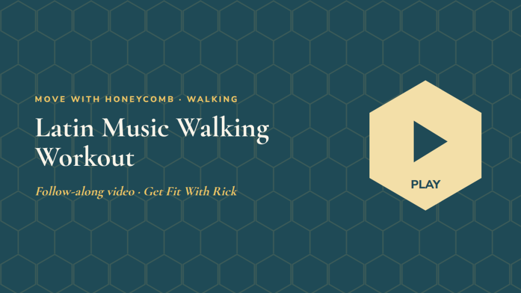 Latin Music Walking Workout: follow-along exercise video