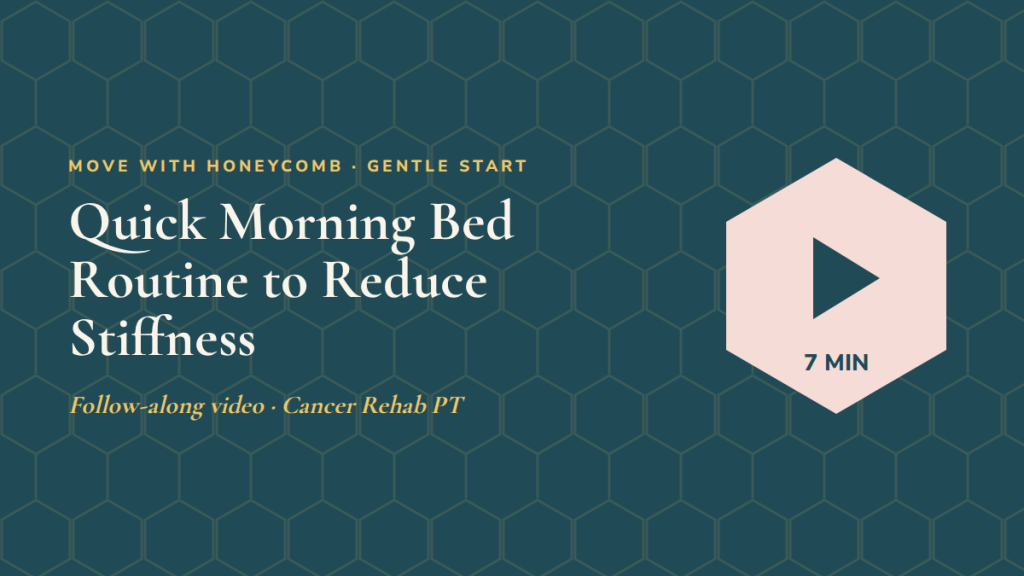 Quick Morning Bed Routine to Reduce Stiffness: follow-along exercise video