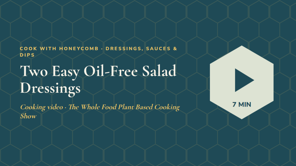 Two Easy Oil-Free Salad Dressings: follow-along exercise video