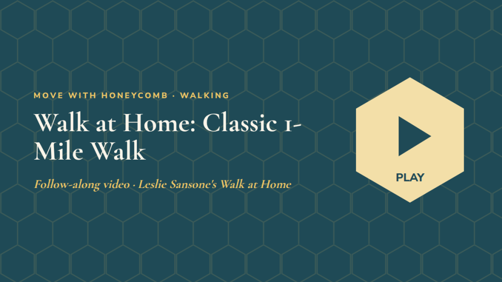 Walk at Home: Classic 1-Mile Walk: follow-along exercise video