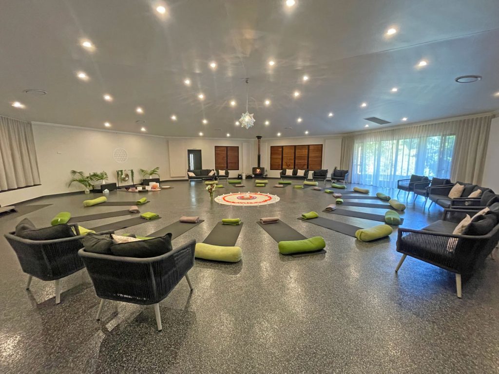 The Octagon set up for a group session