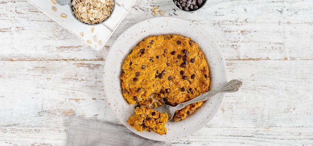Air Fryer Pumpkin Breakfast Cookie