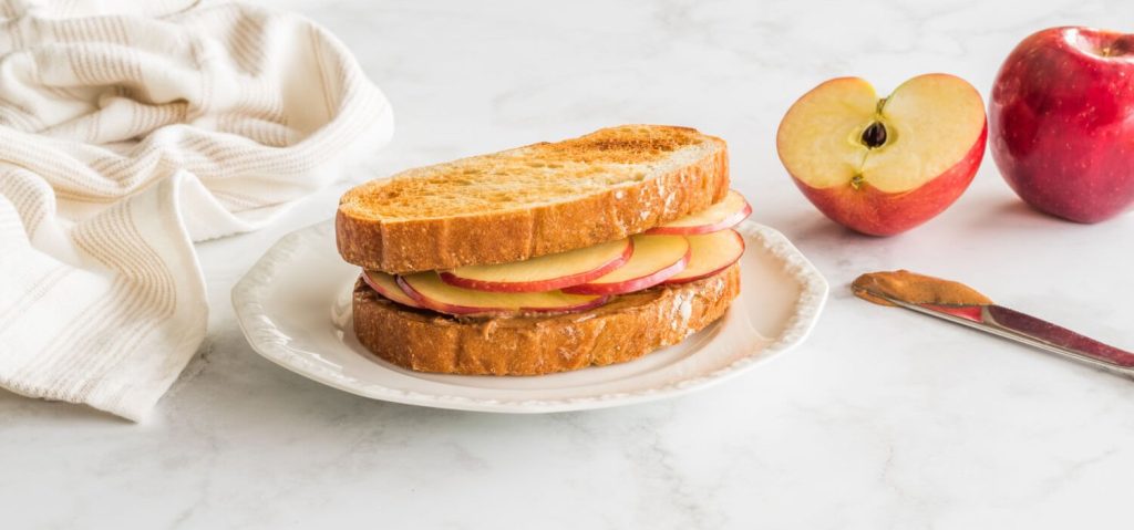 Almond Butter & Apple Sandwich
