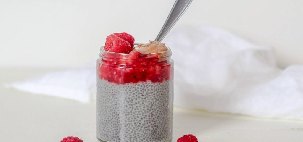 Almond Butter & Jam Chia Pudding