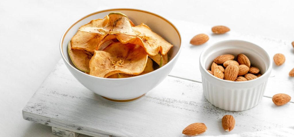 Apple Chips & Almonds