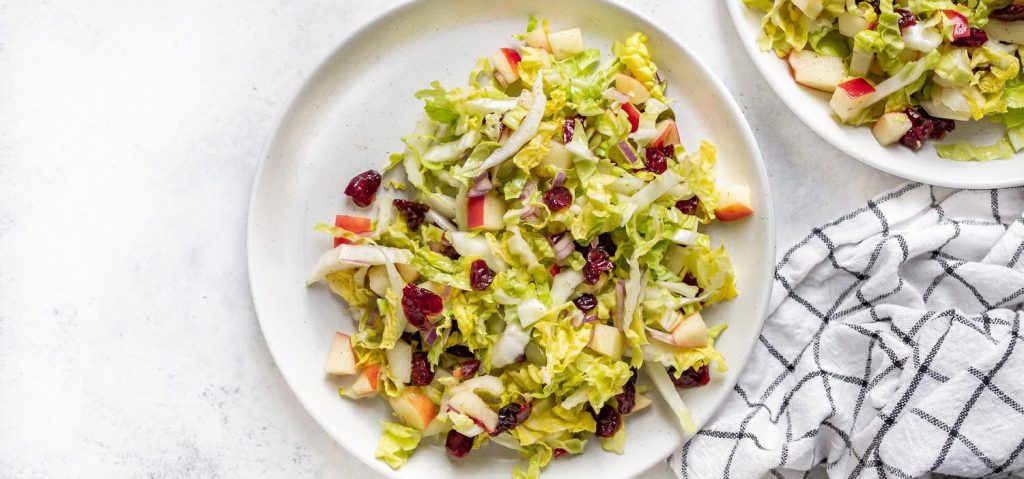 Apple Cranberry Slaw