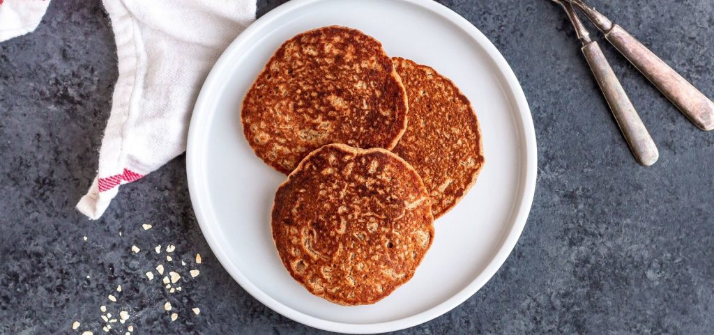 Apple Oat Pancakes