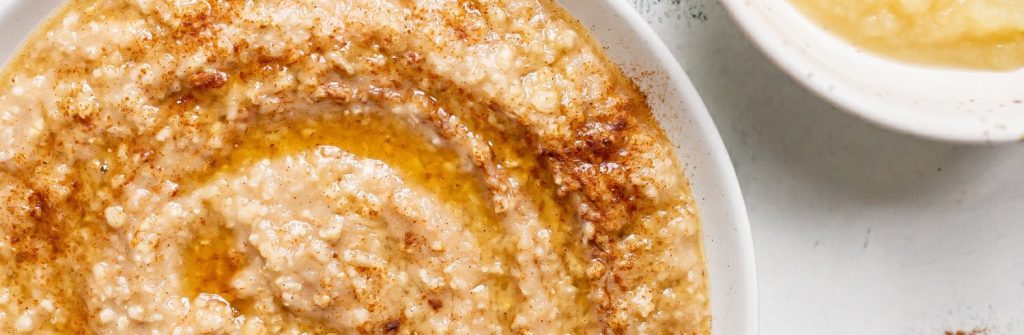 Apple Spice Kefir Soaked Porridge