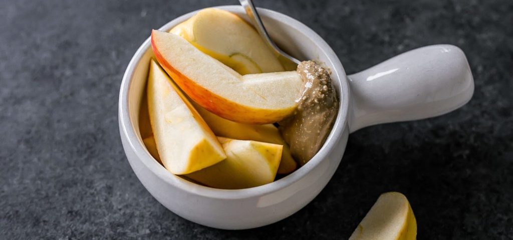 Apple with Sunflower Seed Butter