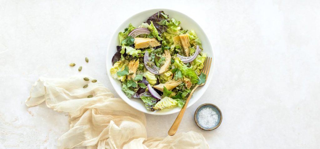 Artichoke & Pumpkin Seed Salad