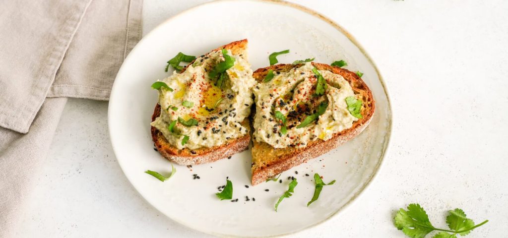 Baba Ganoush on Toast