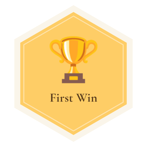 First Win badge, Honeycomb Health & Wellness