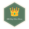 100-Day Hive Hero badge, Honeycomb Health & Wellness