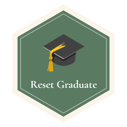 Reset Graduate badge, Honeycomb Health & Wellness