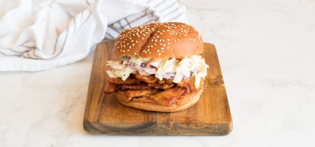 BBQ Tofu Burger