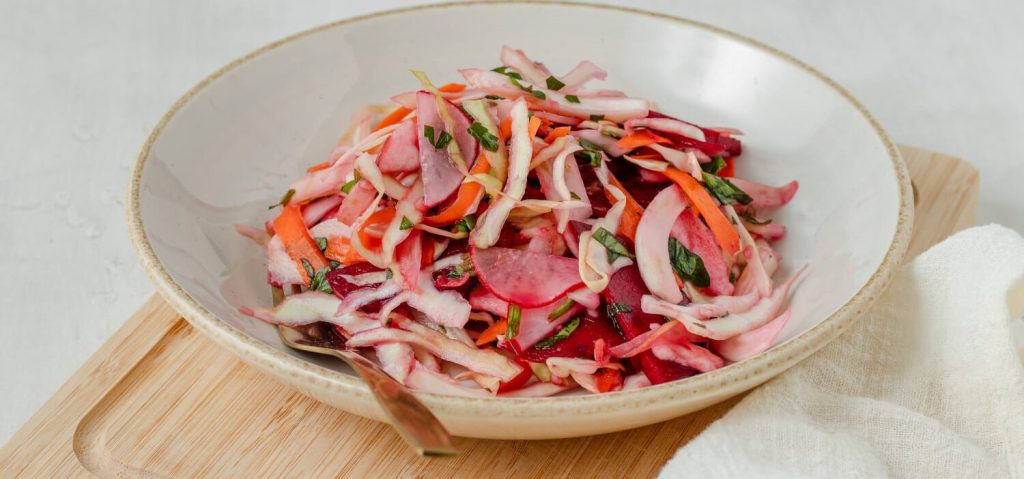 Beet, Fennel & Carrot Slaw