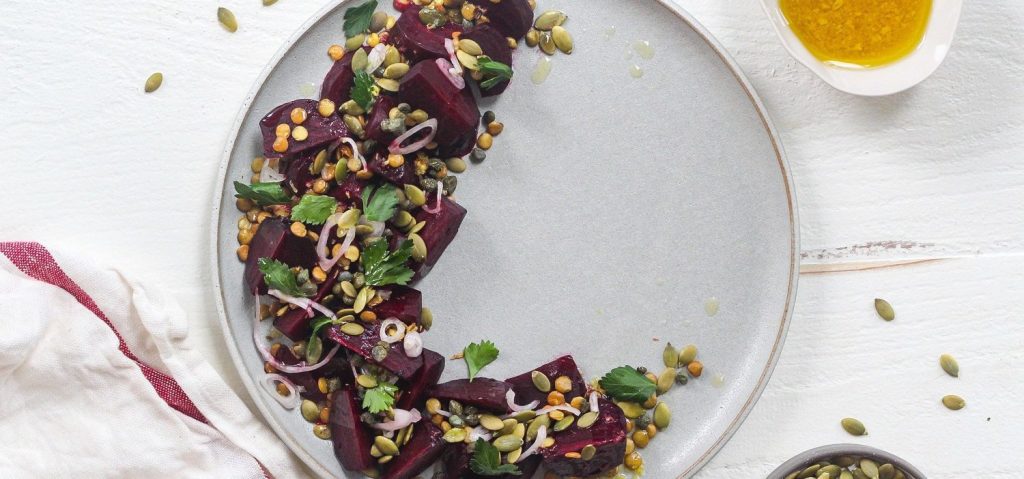 Beetroot & Lentil Salad
