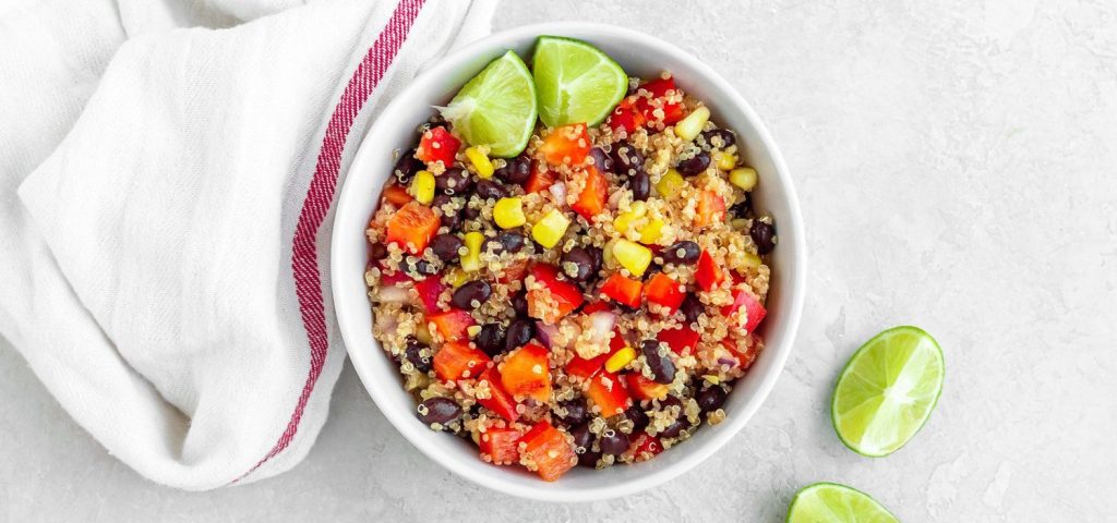 Black Bean, Corn & Quinoa Salad