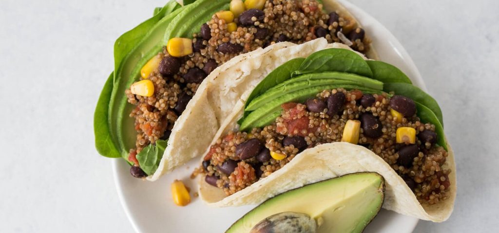 Black Bean Quinoa Wraps