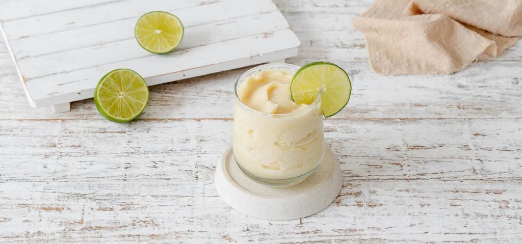 Blended Piña Colada Mocktail
