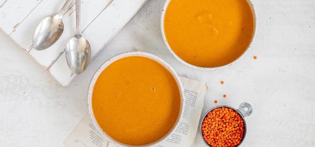 Blended Red Lentil Soup