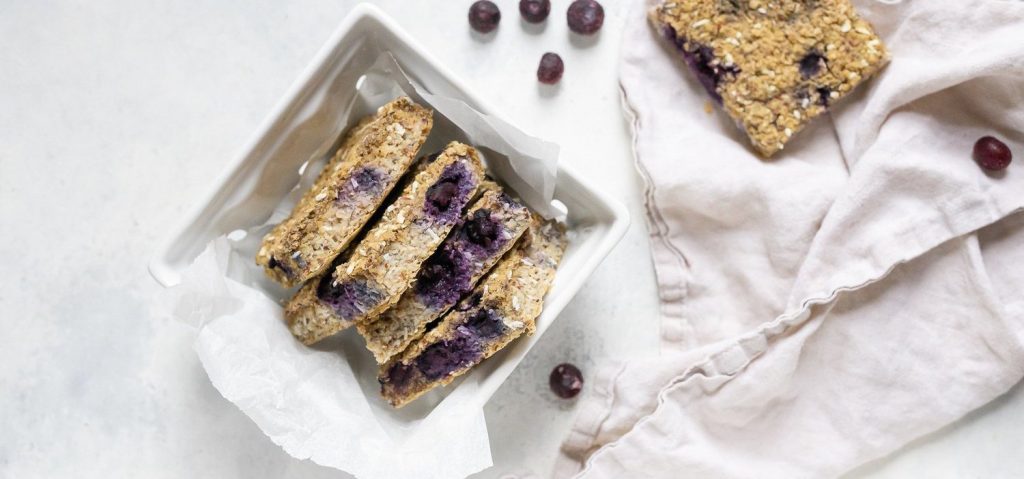 Blueberry Chia Baked Oats