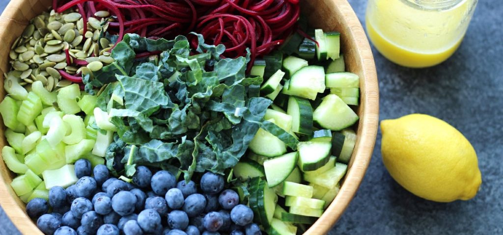 Blueberry Kale Salad