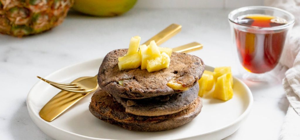 Buckwheat Pineapple Pancakes