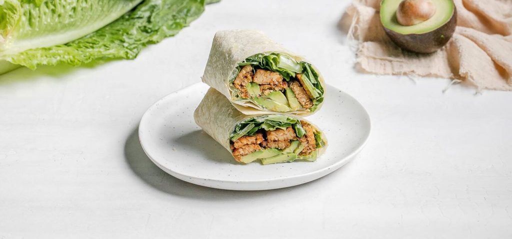 Buffalo Tempeh Wrap